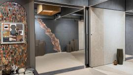 Nella sala mostra rinnovata presso la sede di Vila-Real (Castellon), il colorificio Vidres ha presentato le sue ultime novità per la decorazione di piastrelle ceramiche, realizzate combinando ricerca, materie innovative e tecniche avanzate per dar vita ad un’ampia gamma di finiture e texture in linea con le nuove tendenze del mercato.
